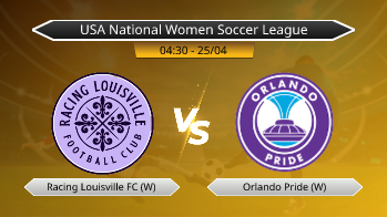 USA National Women Soccer League Racing Louisville FC (W) VS Orlando Pride (W)