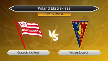 Poland Ekstraklasa Cracovia Krakow VS Pogon Szczecin