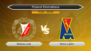 Poland Ekstraklasa Widzew Lodz VS Motor Lublin