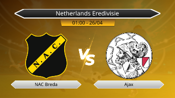 Netherlands Eredivisie NAC Breda VS Ajax
