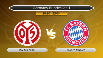 Germany Bundesliga 1 FSV Mainz 05 VS Bayern Munich