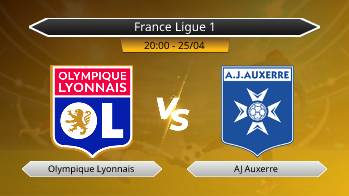 France Ligue 1 Olympique Lyonnais VS AJ Auxerre