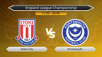England League Championship Stoke City VS Portsmouth