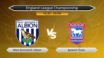 England League Championship West Bromwich Albion VS Ipswich Town