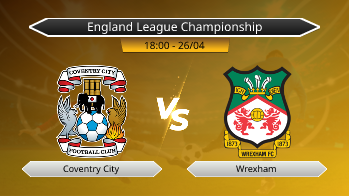 England League Championship Coventry City VS Wrexham