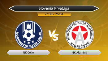 Slovenia PrvaLiga NK Celje VS NK Aluminij