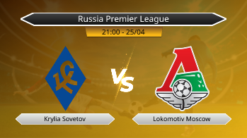 Russia Premier League Krylia Sovetov VS Lokomotiv Moscow