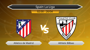 Spain La Liga Atletico de Madrid VS Athletic Bilbao