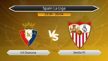 Spain La Liga CA Osasuna VS Sevilla FC