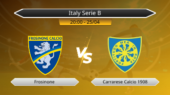 Italy Serie B Frosinone VS Carrarese Calcio 1908