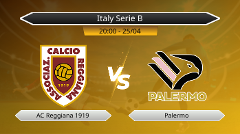 Italy Serie B AC Reggiana 1919 VS Palermo