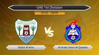 UAE 1st Division Dibba Al Hisn VS Al Arabi Umm Al Quwain