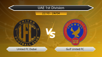 UAE 1st Division United FC Dubai VS Gulf United FC
