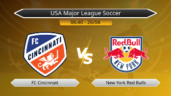 USA Major League Soccer FC Cincinnati VS New York Red Bulls