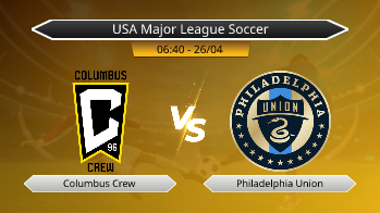 USA Major League Soccer Columbus Crew VS Philadelphia Union