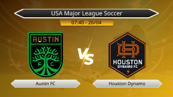 USA Major League Soccer Austin FC VS Houston Dynamo