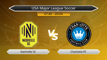 USA Major League Soccer Nashville SC VS Charlotte FC