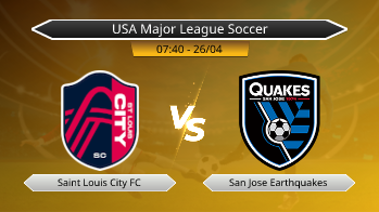 USA Major League Soccer Saint Louis City FC VS San Jose Earthquakes
