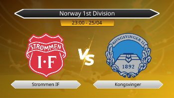 Norway 1st Division Strommen IF VS Kongsvinger