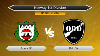 Norway 1st Division Bryne FK VS Odd BK