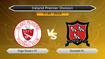 Ireland Premier Division Sligo Rovers FC VS Dundalk FC