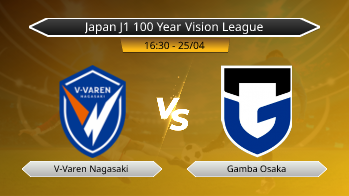 Japan J1 100 Year Vision League V-Varen Nagasaki VS Gamba Osaka