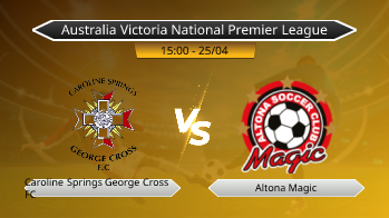 Australia Victoria National Premier League Caroline Springs George Cross FC VS Altona Magic
