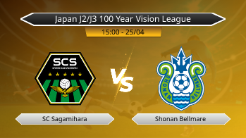 Japan J2/J3 100 Year Vision League SC Sagamihara VS Shonan Bellmare