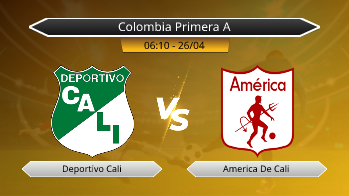Colombia Primera A Deportivo Cali VS America De Cali