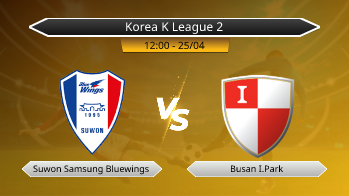 Korea K League 2 Suwon Samsung Bluewings VS Busan I.Park