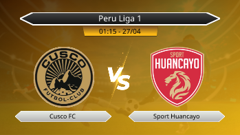 Peru Liga 1 Cusco FC VS Sport Huancayo
