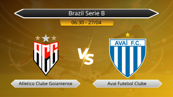 Brazil Serie B Atletico Clube Goianiense VS Avai Futebol Clube