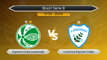 Brazil Serie B Esporte Clube Juventude VS Londrina Esporte Clube
