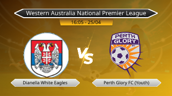 Western Australia National Premier League Dianella White Eagles VS Perth Glory FC (Youth)