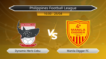 Philippines Football League Dynamic Herb Cebu VS Manila Digger FC