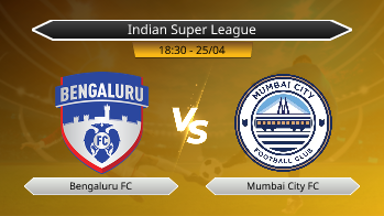 Indian Super League Bengaluru FC VS Mumbai City FC