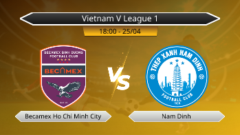 Vietnam V League 1 Becamex Ho Chi Minh City VS Nam Dinh