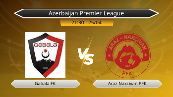 Azerbaijan Premier League Gabala FK VS Araz Naxcivan PFK
