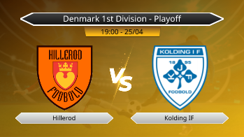 Denmark 1st Division - Playoff Hillerod VS Kolding IF