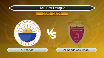 UAE Pro League Al Sharjah VS Al Wahda Abu Dhabi