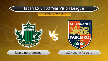 Japan J2/J3 100 Year Vision League Matsumoto Yamaga VS AC Nagano Parceiro