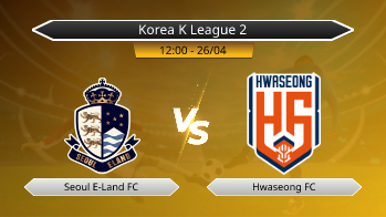 Korea K League 2 Seoul E-Land FC VS Hwaseong FC