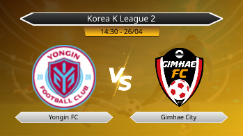 Korea K League 2 Yongin FC VS Gimhae City