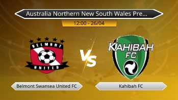 Australia Northern New South Wales Premier League Belmont Swansea United FC VS Kahibah FC