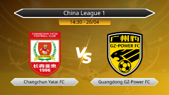 China League 1 Changchun Yatai FC VS Guangdong GZ-Power FC