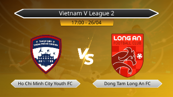 Vietnam V League 2 Ho Chi Minh City Youth FC VS Dong Tam Long An FC