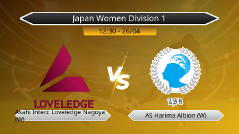 Japan Women Division 1 Asahi Intecc Loveledge Nagoya (W) VS AS Harima Albion (W)
