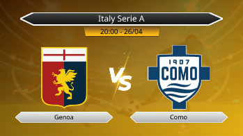 Italy Serie A Genoa VS Como