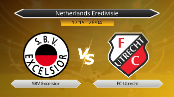Netherlands Eredivisie SBV Excelsior VS FC Utrecht