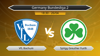 Germany Bundesliga 2 VfL Bochum VS SpVgg Greuther Furth